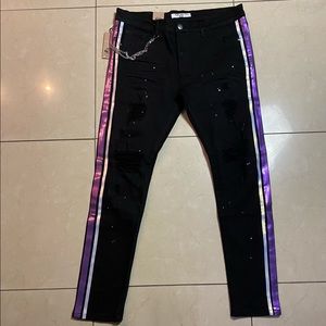 Reelistik NYC Jeans (black&purple)